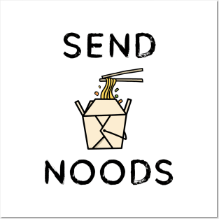 send noods asian food funny Posters and Art